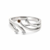 Ringe Recarlo Dame in Gold Diamante AB 447/B